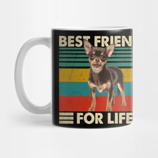 Tiny Tails Chihuahua Best Friends For Life for Small Dog Admirers Mug